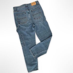 Monkey Ride Jeans, High-rise, Straight-leg Carpenter Pants, 5